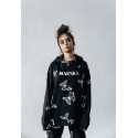 X-RAY BUTTERFLY HOODIE BLACK