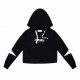 BLACK SWEATSHIRT CUT