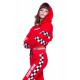 RED HOODIE CHECKERBOARD